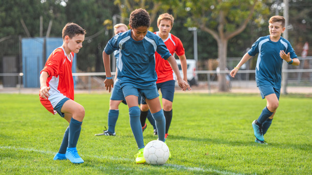 Young soccer players can play sports knowing they are protected in case of an accident or injury 